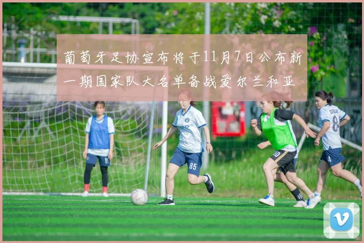 葡萄牙足协宣布将于11月7日公布新一期国家队大名单备战爱尔兰和亚美尼亚