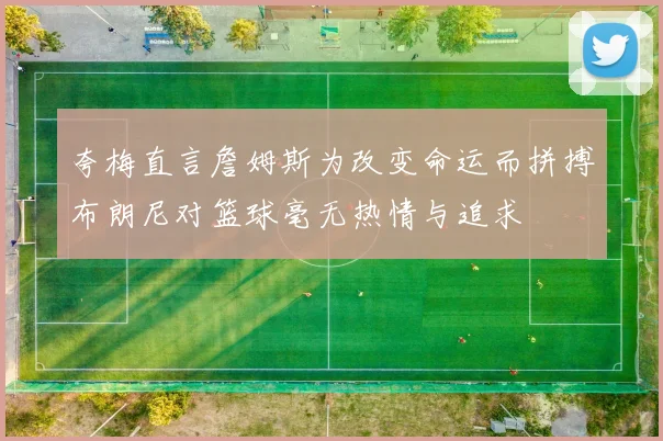 夸梅直言詹姆斯为改变命运而拼搏布朗尼对篮球毫无热情与追求